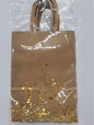 Pack 12 Sacos de Papel Kraft com Detalhes Dourados