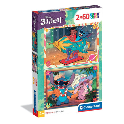 Puzzle Clementoni Stitch 2x60 pçs