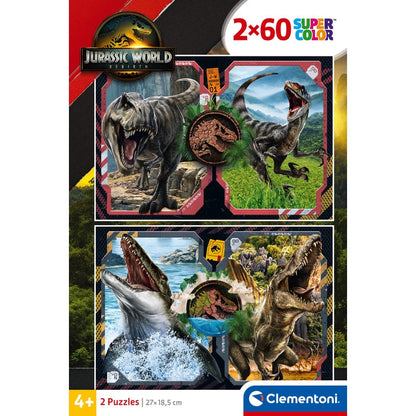 Puzzle Clementoni Jurassic World 2x60 pçs