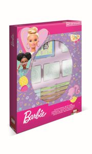 Conjunto 7 Canetas de Feltro Laváveis Tema Barbie