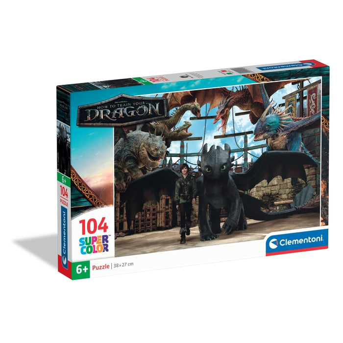 Puzzle Clementoni Como Treinares o Teu Dragão 104 pçs