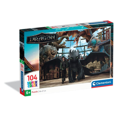 Puzzle Clementoni Como Treinares o Teu Dragão 104 pçs