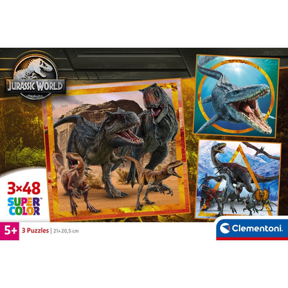Puzzle Clementoni Jurassic World 3x48 pçs