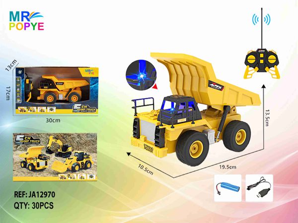 Camião de Construções Telecomandado 19.5 x 10.5CM