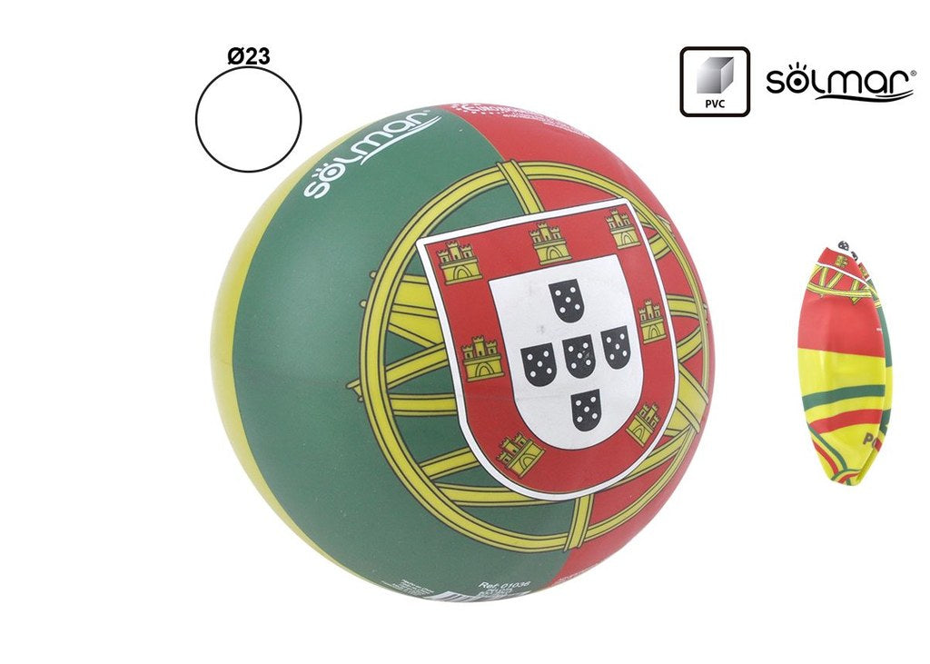 Bola Bandeira de Portugal 23 Cm