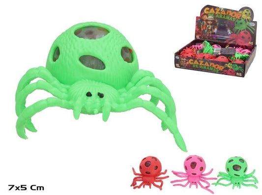 Aranha Anti-Stress Espremível 7 cm