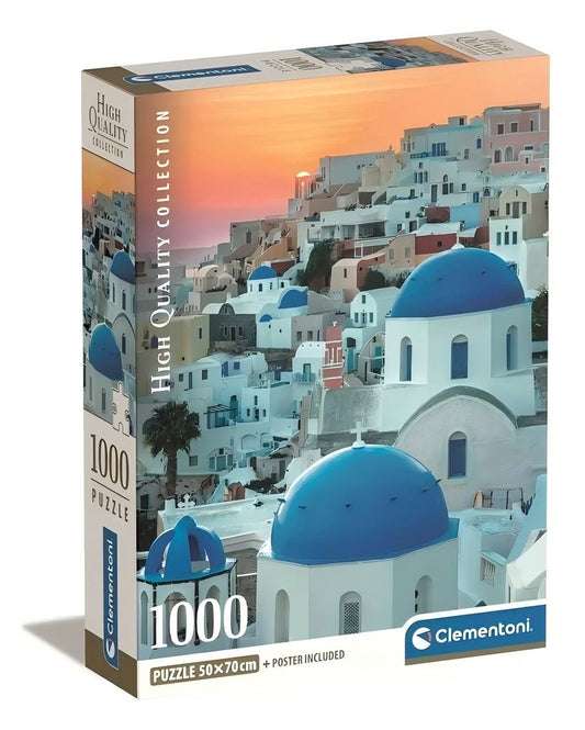 Jogo Clementoni Puzzle 1000 pçs Santorini