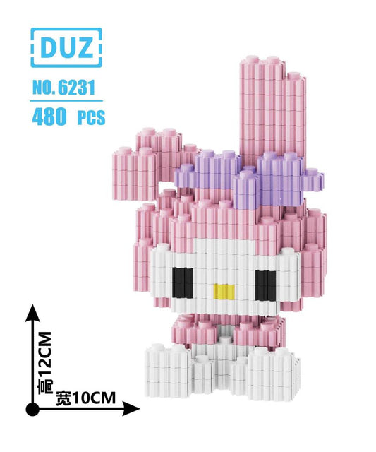Figura de Micro-Blocos My Melody 12 Cm (480 Peças)
