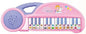 Piano Infantil com Animais 34,5 x 13 Cm - Rosa