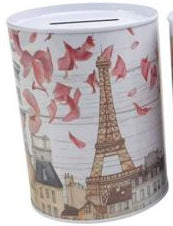 Mealheiro de Metal Cidades 7,5 x 10 cm - Paris