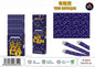 Pack 48 Rolos de Papel Decorativo Presépio Estrelas 70 x 150 Cm