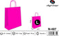 Pack 25 Sacos de Papel Fúcsia L 32 x 40 x 14 Cm