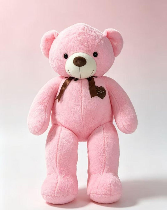 Peluche Urso com Coração e Pernas Longas 80 cm