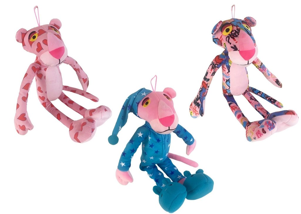 Peluche Pantera Cor-de-rosa (Vários tamanhos)
