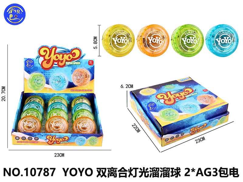 Ioiô de Embraiagem Dupla com Luz