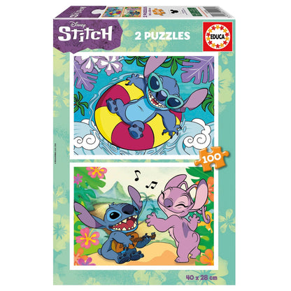 Puzzle Educa Stitch 2x100 pçs