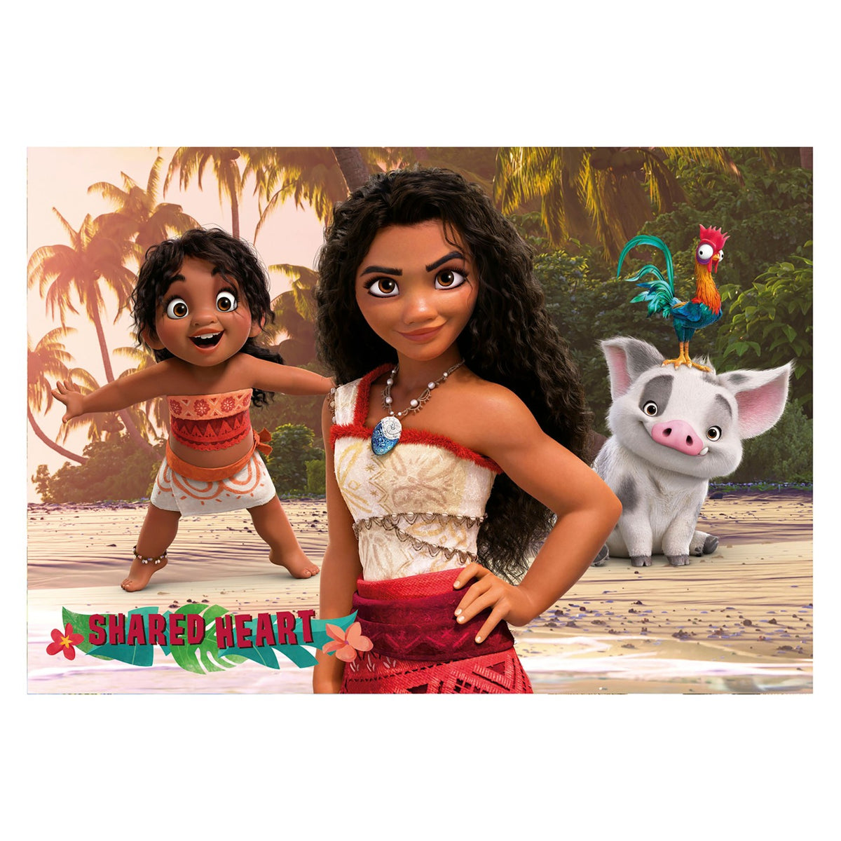 Puzzle Educa Vaiana 2 2x100 pçs