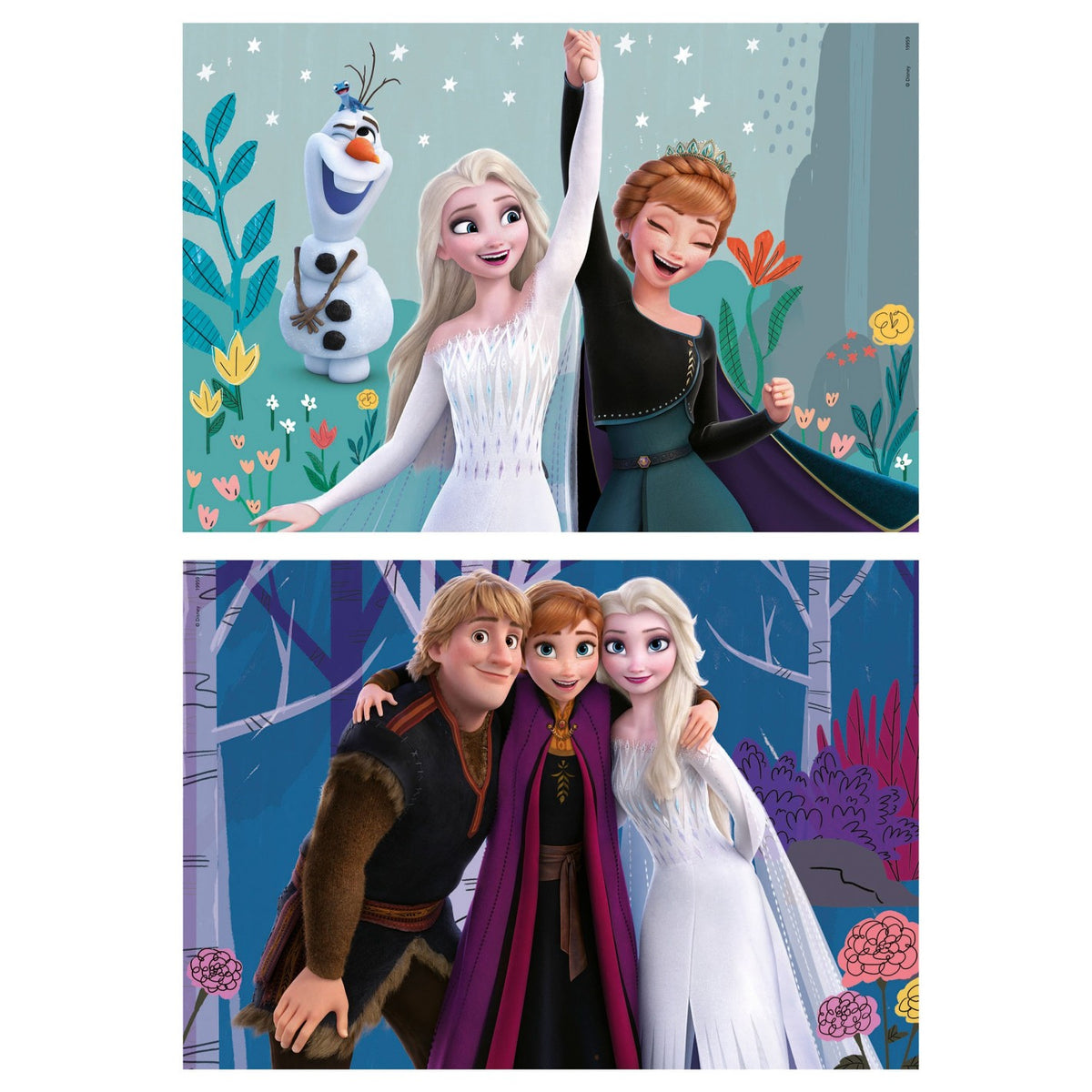Puzzle Educa Frozen 3 Madeira 2x25 pçs