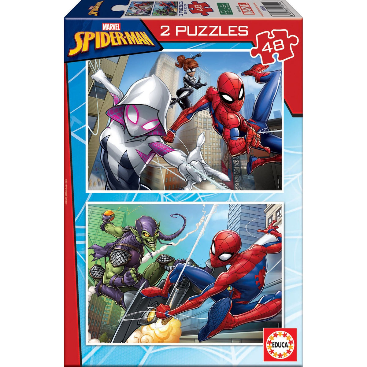 Puzzle Educa Spider-Man 2x48 pçs
