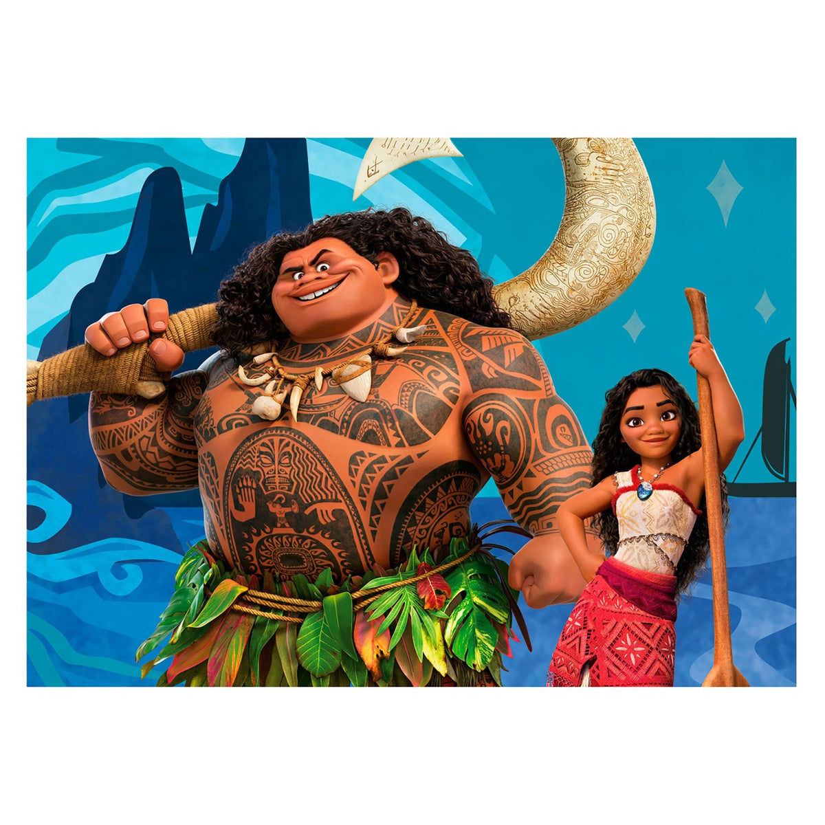 Puzzle Educa Vaiana 2 2x48 pçs