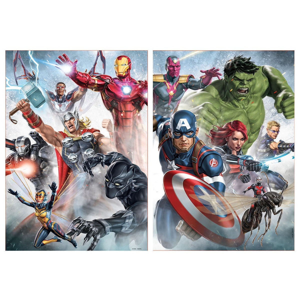 Puzzle Educa Avengers 2x500 pçs