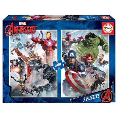 Puzzle Educa Avengers 2x500 pçs