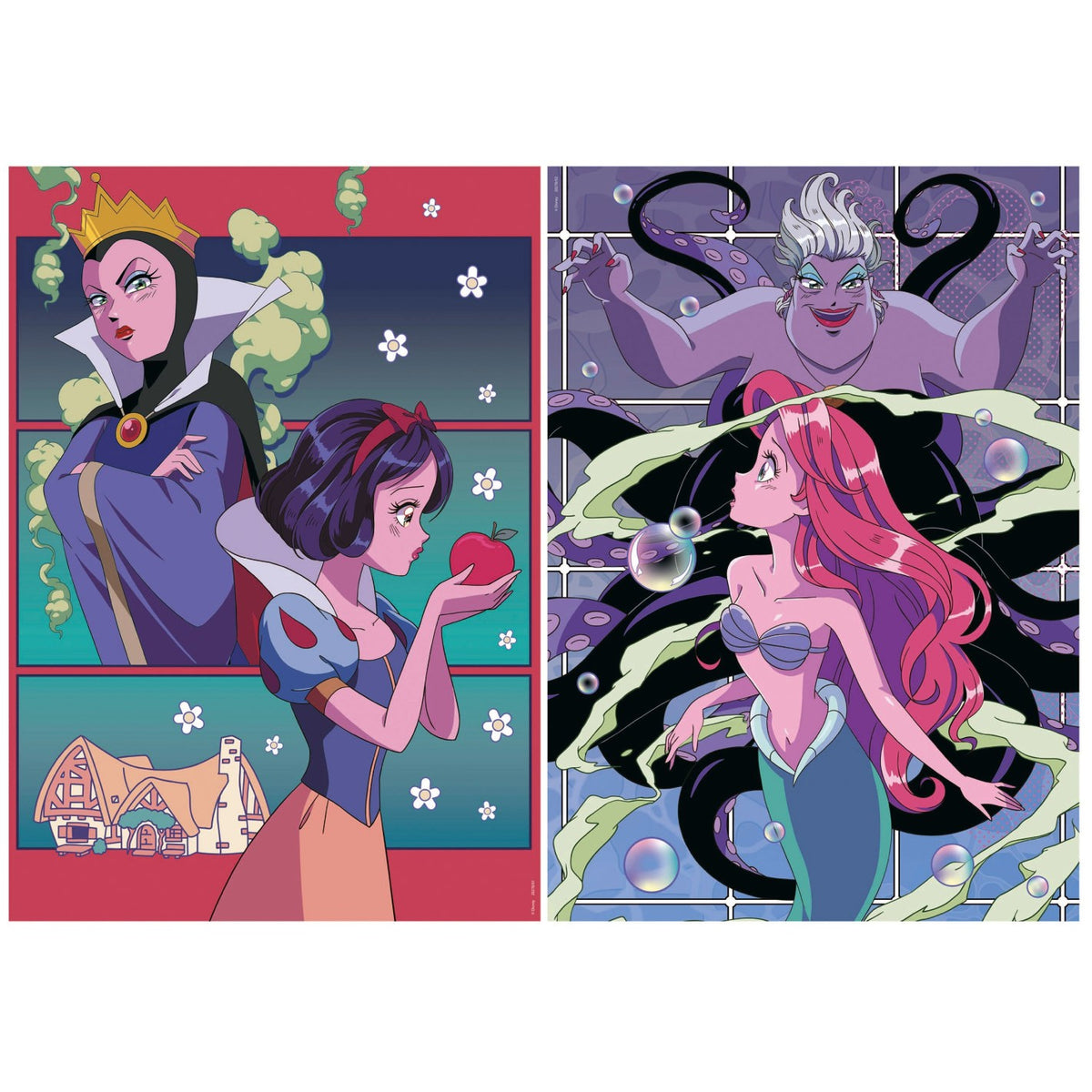 Puzzle Educa Vilões e Princesas Disney 2x500 pçs
