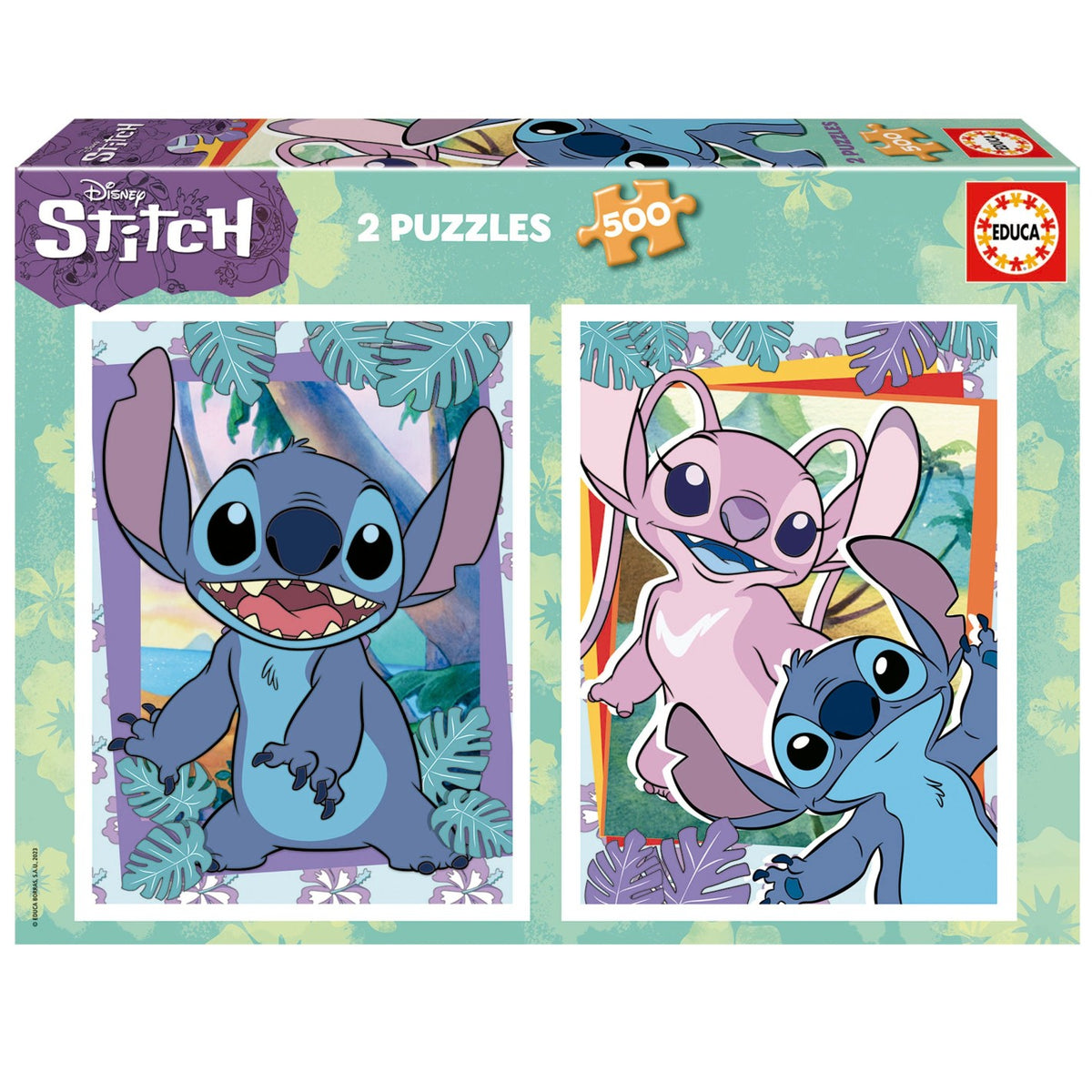 Puzzle Educa Stitch 2x500 pçs