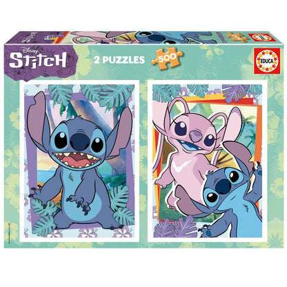 Puzzle Educa Stitch 2x500 pçs