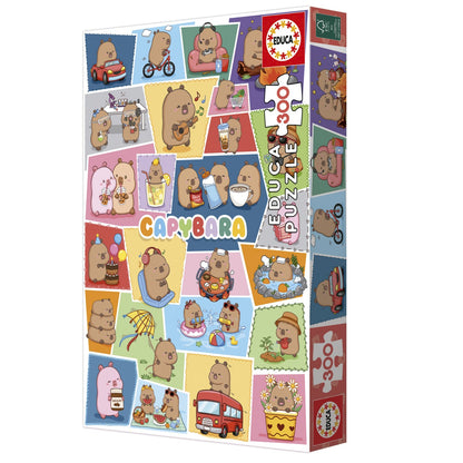 Puzzle Educa Capivaras 300 pçs
