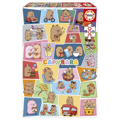 Puzzle Educa Capivaras 300 pçs