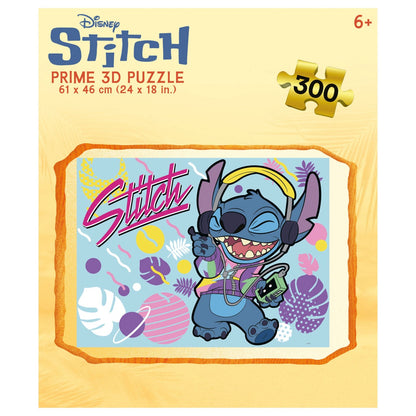 Puzzle Educa Stitch 3D Lenticular 300 pçs
