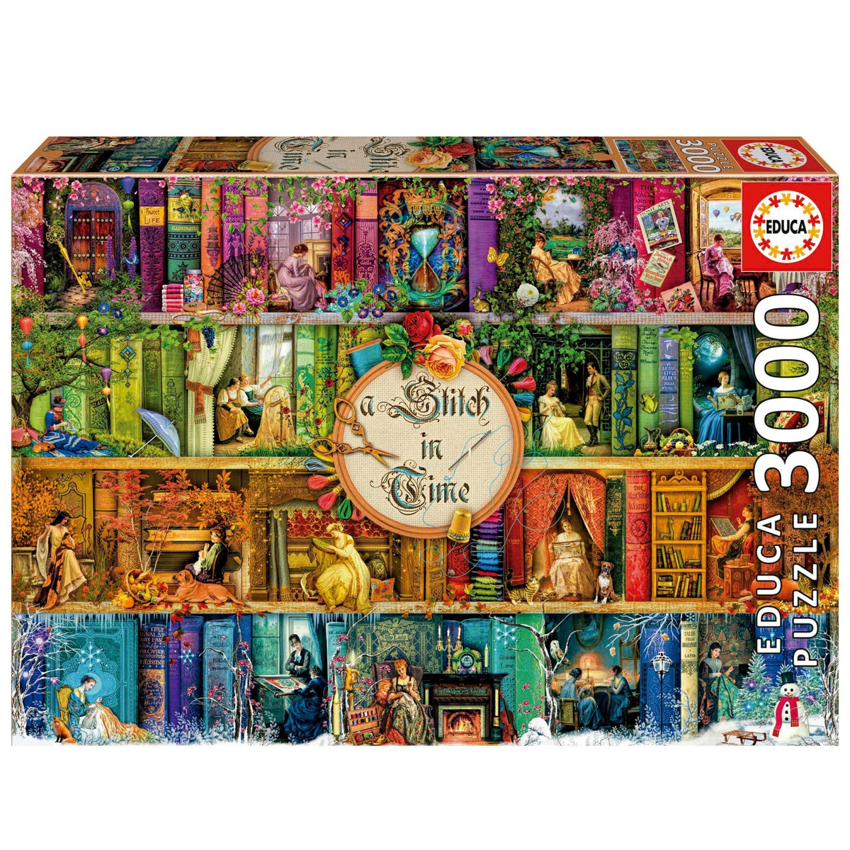 Puzzle Educa A Stitch in Time 3000 pçs
