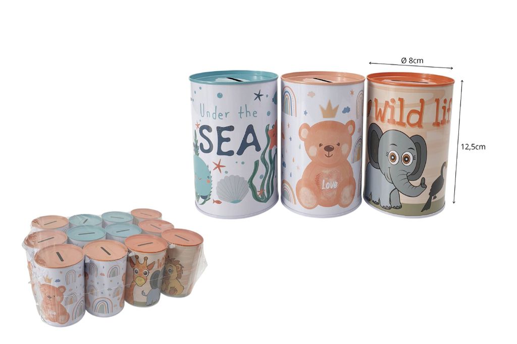 Mealheiro de Metal Infantil 8 x 12,5 cm