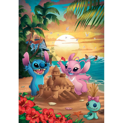 Puzzle Clementoni Stitch e Angel 500 pçs
