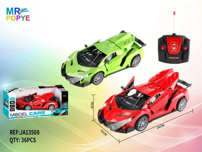Carro Telecomandado Lamborghini Veneno 1:18 5 Canais com Portas Abertas
