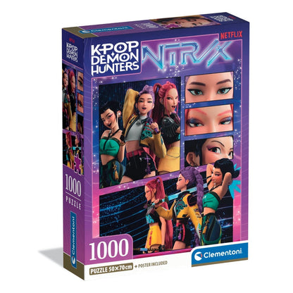 Puzzle Clementoni KPop Demon Hunters 2 1000 pçs
