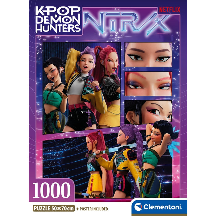 Puzzle Clementoni KPop Demon Hunters 2 1000 pçs