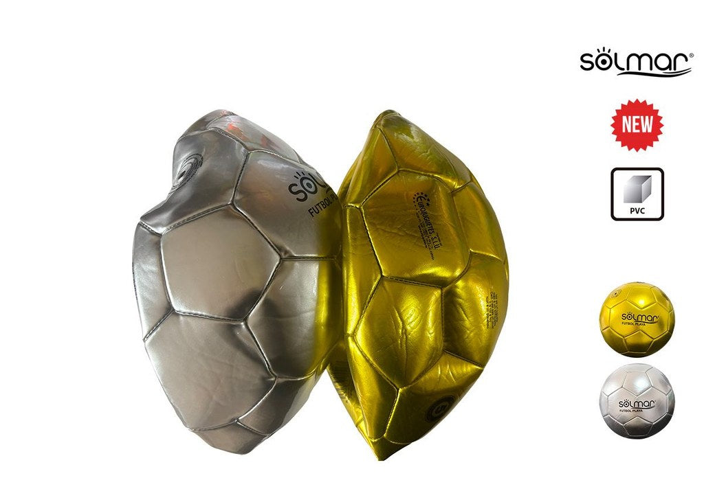 Bola de Futebol de Praia Metalizada 27 Cm