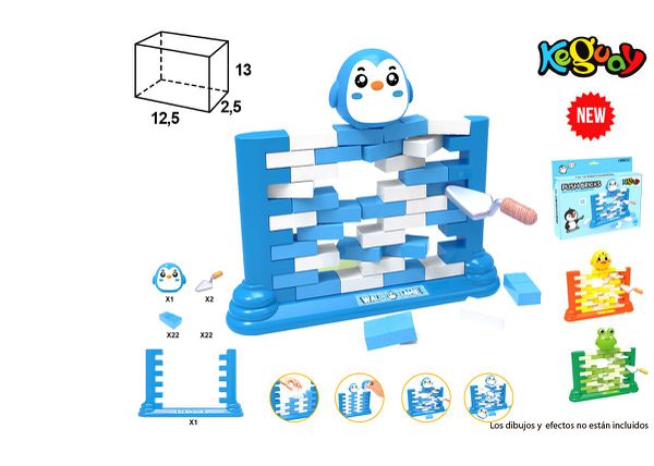 Jogo de Mesa - Pinguim Empurra a Parede
