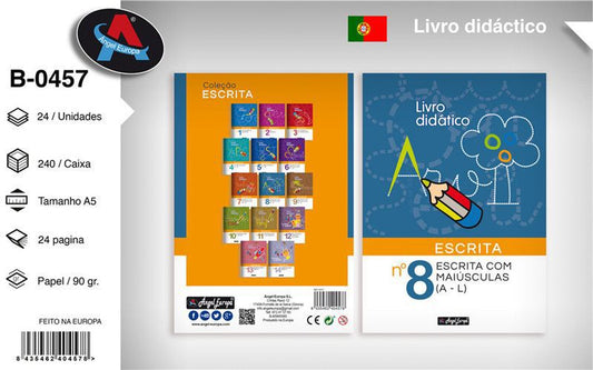 Livro Didático - Escrita com Maiúsculas (A - L)