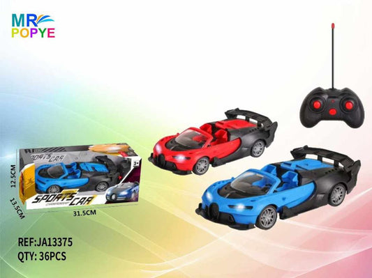 Carro Telecomandado Bugatti Descapotável 1:18 4 Canais