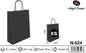 Pack 25 Sacos de Papel Preto XS 18 x 22 x 8 Cm