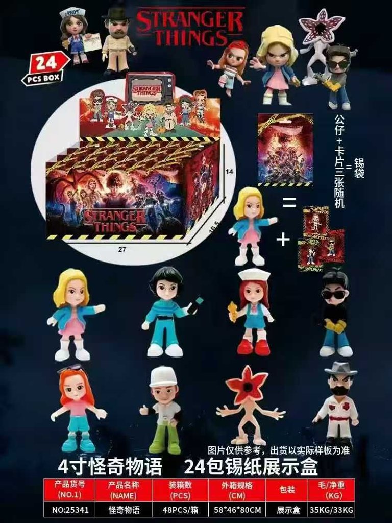 Saco Surpresa Figura Stranger Things Clássicas (Modelos Sortidos)