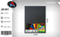 Pack 25 Cartolinas 50 x 65 Cm Preto