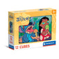 Puzzle Clementoni Stitch 12 Cubos