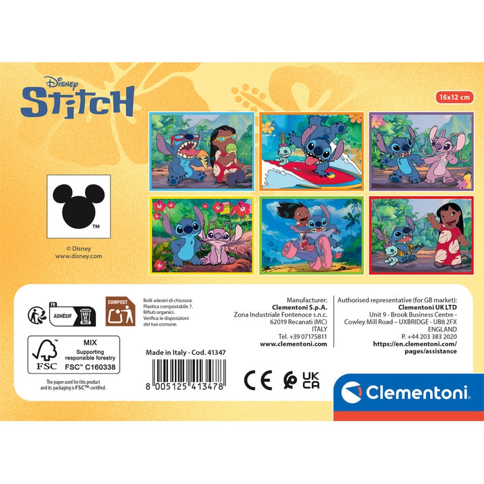 Puzzle Clementoni Stitch 12 Cubos