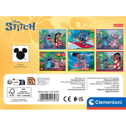 Puzzle Clementoni Stitch 12 Cubos