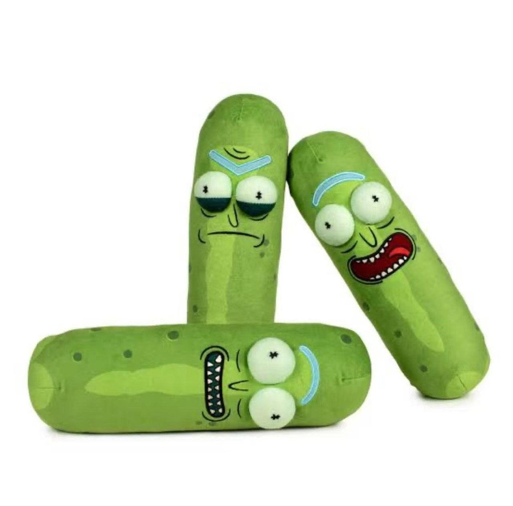 Peluche Pickle Rick do Rick e Morty 38 cm