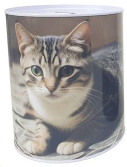 Mealheiro de Metal Animais 13 x 15 cm - Gato